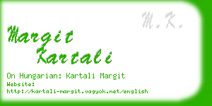 margit kartali business card